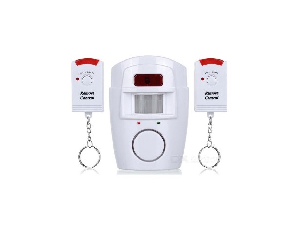 &u+ ALARMA INFRAROJA + DETECTOR DE MOVIMIENTO + SIRENA Y CONTROL REMOTO